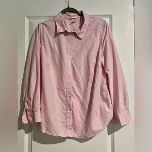 EUC H&M Pink Button Down Shirt (XL) 👕